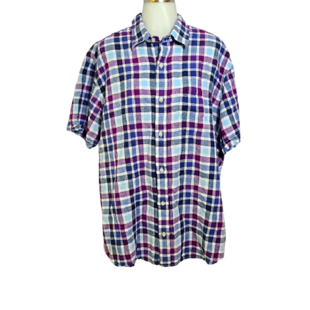 Banana Republic linen blend button down - Picture 1 of 6